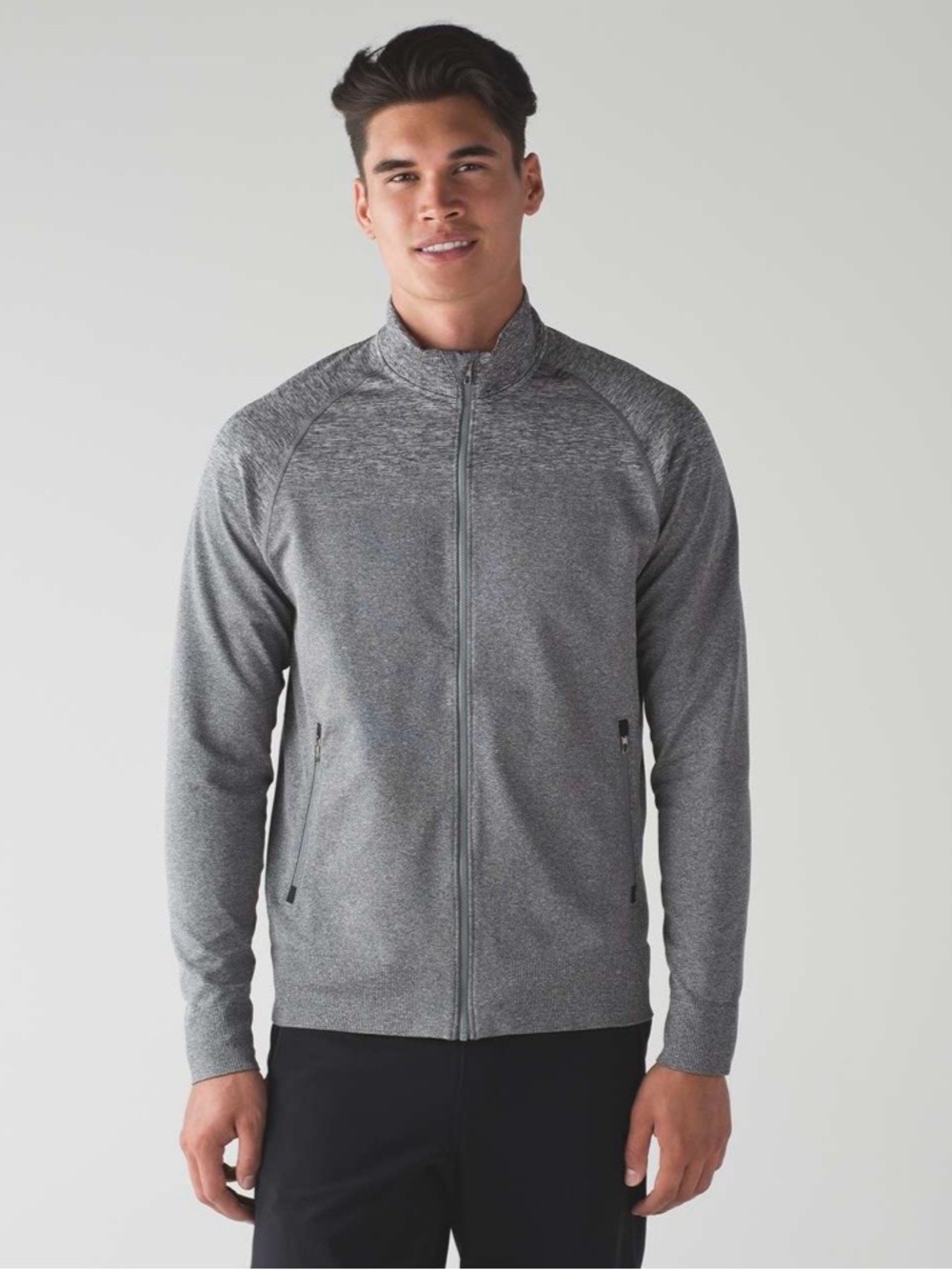 Lululemon Men’s Pulse Jacket, Heathered Black Gray, XL